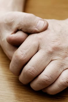 Close-up of a personŽs hands