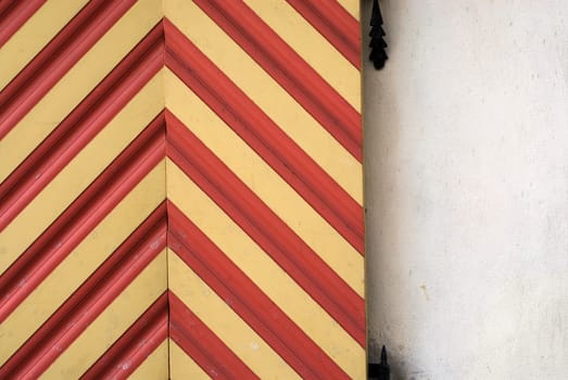 Close-up of an open door