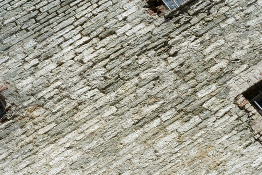 Close-up of a weathered wall