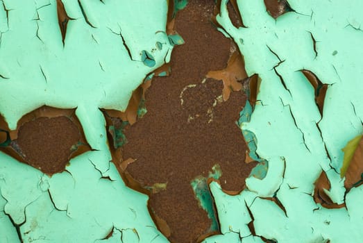Close-up of a rusty metal surface