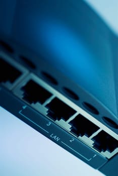 Close_up of a modem