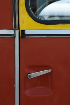 Close-up of a car door