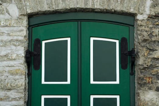 Close-up of a closed door