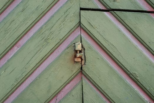 Close-up of a closed door