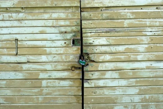 Close-up of a closed door
