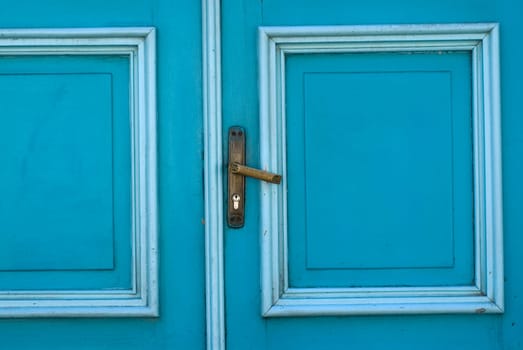 Close-up of a closed door