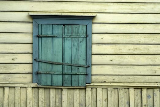 Close-up of a closed window