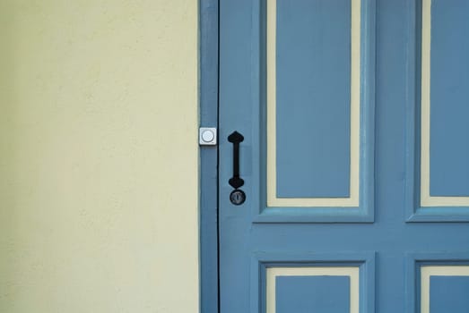 Close-up of a closed door