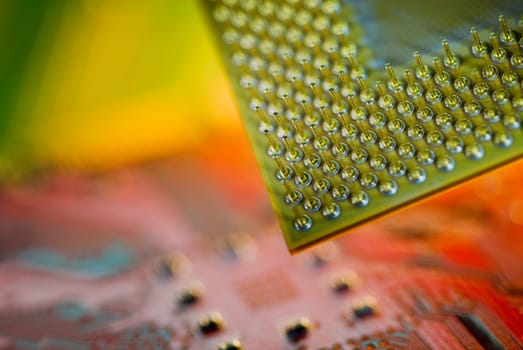 Close_up of a circuit board