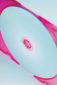 Close_up of a CD in a cd case