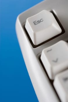 Escape key of a computer keyboard