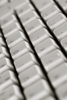 Close_up of a computer keyboard