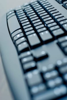 Close_up of a computer keyboard
