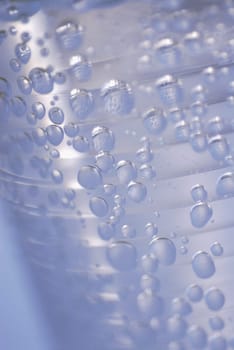 Close-up of bubbles in liquid