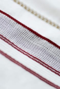 Close-up of a woven fabric