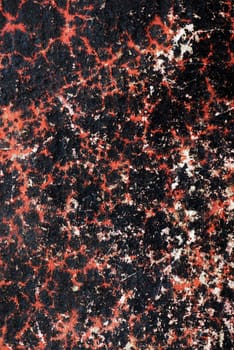 Close-up of a rusty iron sheet