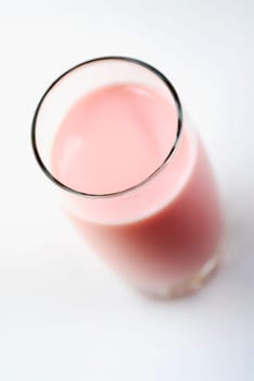 Close-up of a glass of a milkshake