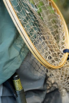 Close-up of a fishing net