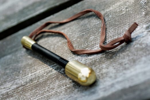 Close-up of a fishing rod