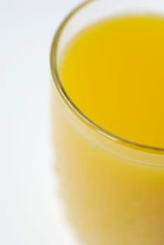 Close-up of a glass of orange juice