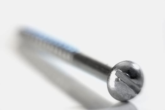 Close-up of a screw