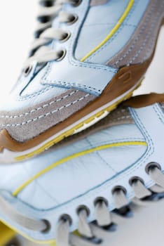 Close-up of a pair of sports shoes
