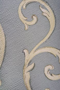 Close-up of a floral pattern