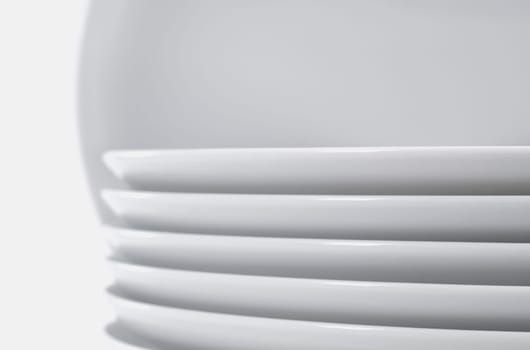 Close-up of a stack of plates