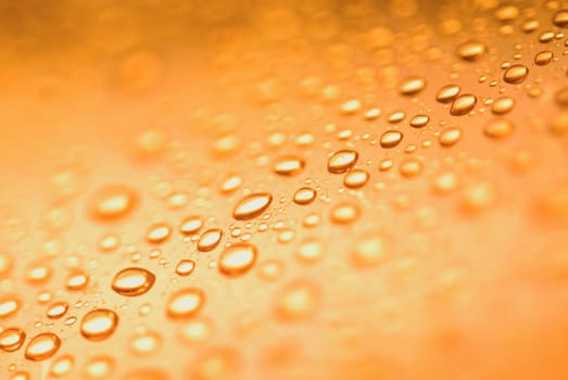Close-up of water drops on a surface