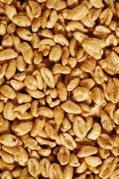 Close-up of fried peanuts