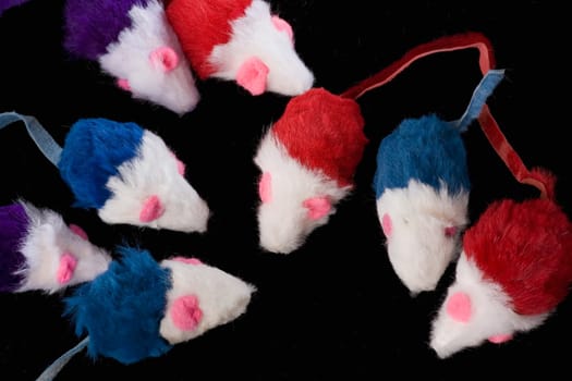 Close-up of toy mice