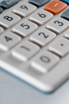Close_up of a calculator
