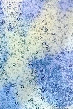 Close-up of bubbles in water