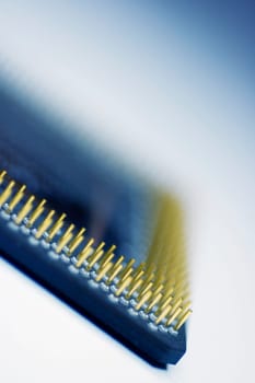 Close-up of a computer chip