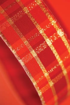 Close-up of a red ribbon
