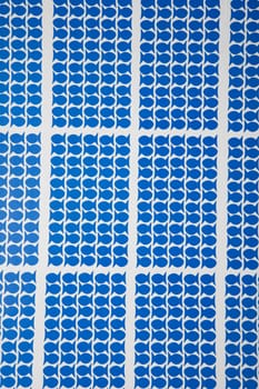 Close-up of a blue pattern