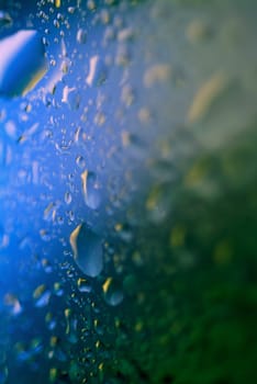 Close-up of water drops on a surface