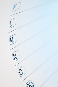 Close-up of a personal organizer