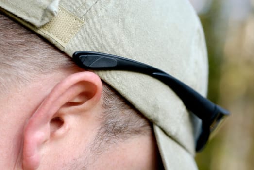 Close-up of a personŽs ear