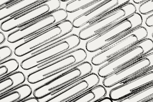 Close-up of paper clips