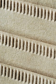 Close-up of a burlap fabric