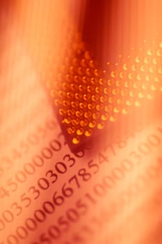 Close-up of a computer chip