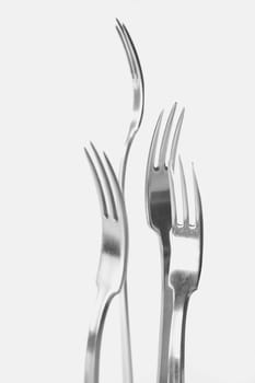 Close-up of forks