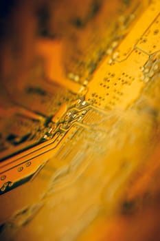 Close-up of a circuit board