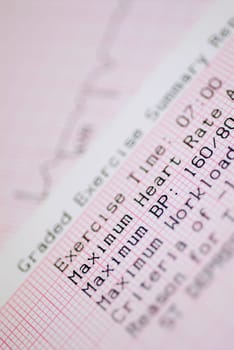 Close_up of a medical record