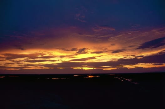 Cloud in the sky during sunset