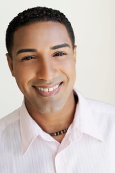 Portrait of a young man smiling