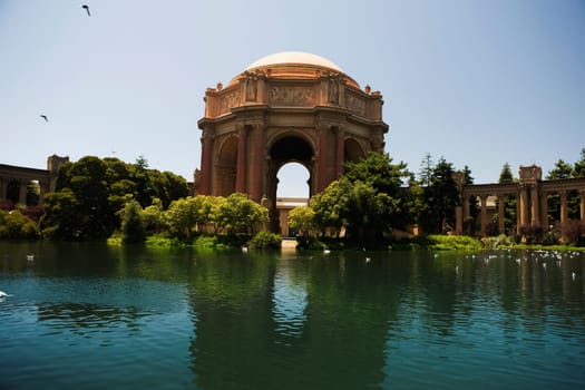 Facade of a rotunda, The Exploratorium, San Francisco, California, USA