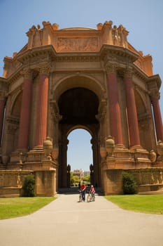 Facade of a rotunda, The Exploratorium, San Francisco, California, USA
