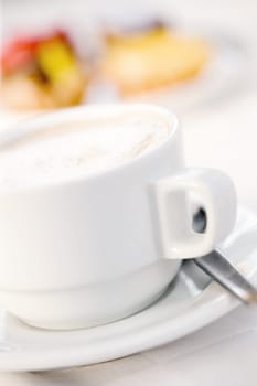 Close-up of a cup of coffee